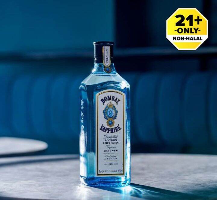 Bombay Sapphire Dry Gin 750ML Lazada