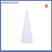 LIANGZHOU 1PC แหวนปลายนิ้วยืนเครื่องประดับแสดงผู้ถือเครื่องประดับเครื่องประดับพลาสติก