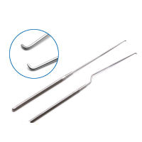 PUANIB Cerumen Hook Cerumen Hook Straight Curved Type College Otology Equipment Tools หูเกาหลีใช้วัสดุนำเข้าคุณภาพสูง Kino