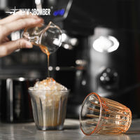 MHW-3ER 320ml Glass Coffee Mug 2pcs Set Espresso Barista Art Latte Cups for Tea Cappuccino Chic Home Cafe Bar Accessories