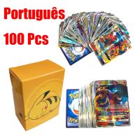 Portuguese Pokemon Cards MEGA EX VMAX GX Version Game Shining Collection Battle Carte Trading Card Booster Collectible Kids Gift