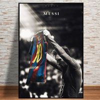 ฟุตบอลกีฬาดาว Lionel Messi ย้อนยุค PrintsPrint เล่นฟุตบอลพิมพ์ผนังศิลปะรูปภาพตกแต่งบ้านของขวัญ (ที่กำหนดเองติดต่อฝ่ายบริการลูกค้า) 1ชิ้นไม่มีกรอบหรือไม้ภายในกรอบหรือนอกกรอบโลหะ