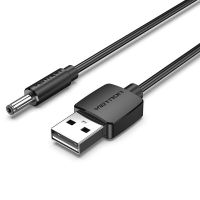 【User-friendly】 USB เข้ากับ DC สายไฟ USB ชายกับแจ็ค3.5เชื่อมต่อ5โวลต์แหล่งจ่ายไฟชายอะแดปเตอร์สำหรับแฟนๆ Power HUB เคเบิ้ล