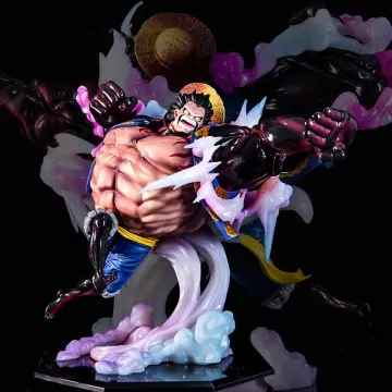 Anime One Piece GK Sun God Nika Gear 5 Monkey D Luffy VS Kaido Dragon  Fighting PVC Action Figures Collection Model Toys Gifts