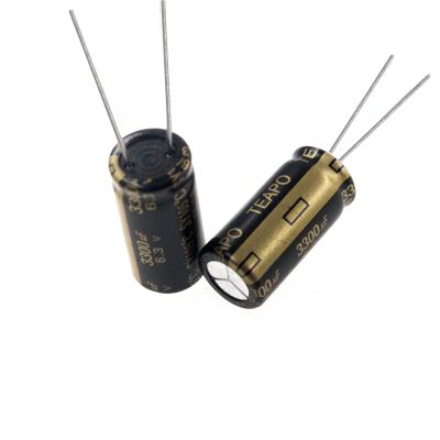 10pcs 3300uF 6.3V 3300MFD 6.3Volt 10x20mm Aluminum Electrolytic Capacitor Radial 3300mf6.3v 3300uf6.3v 6.3v3300mf 6.3v3300uf