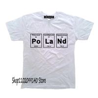 Funny Polish Periodic Spelling Poland BirthdayUnisex Graphic Fashion New Short Sleeve T Shirts O-Neck Harajuku T-shirt Cal