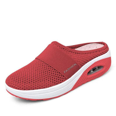 Women Air Cushion Slip-On Walking Shoes Orthopedic Diabetic Walking Shoe Plus Size