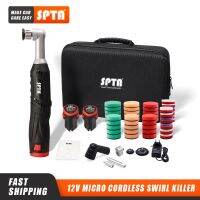 【LZ】 SPTA 12V RO/DA Cordless Mini Car Polisher Micro Cordless Car Polisher RO/DA For polishing Sanding and Cleaning