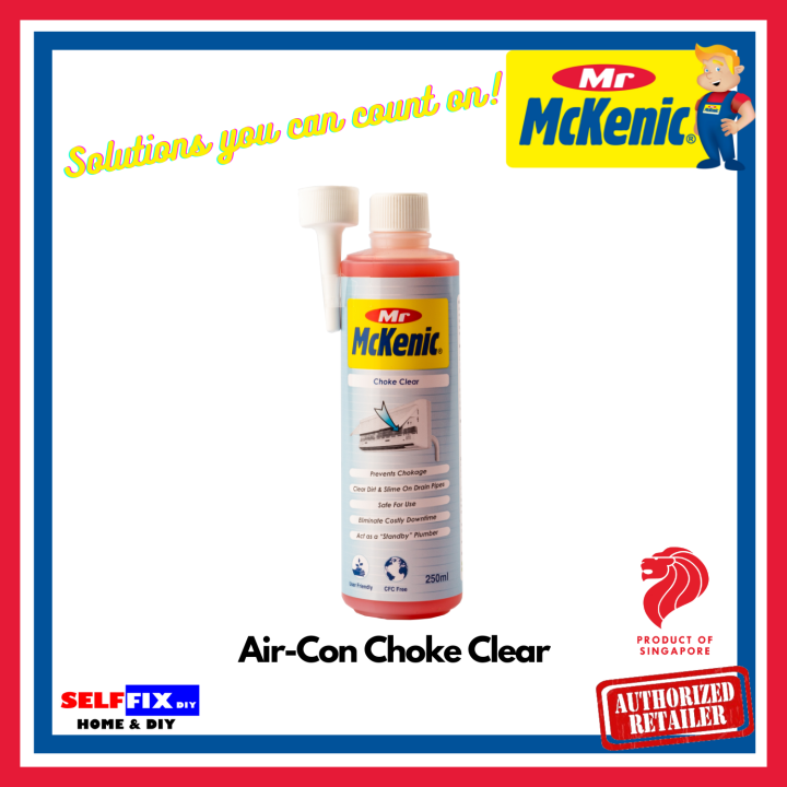 Mr Mckenic Choke Clear (AirCon) 250ml Clear Choke Caused By Dirt