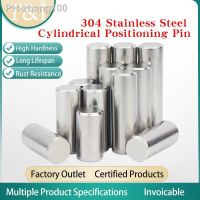 100 PCS 304 Stainless Steel Positioning Pin M1.5 M2 M2.5 M3 Flat Head Cylindrical Pin Precision Chamfered Solid Pin Fixing Pin