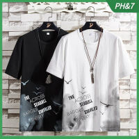 【Flash Sale】เสื้อยืดแขนสั้นทรงหลวมสไตล์เกาหลีสําหรับผู้ชาย M-3Xl 2023 QC7301502