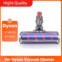 เครื่องมือหัวแปรงถูพื้นแบบมอเตอร์สำหรับ Dyson V8 V7 V10 V11เครื่องดูดฝุ่นแบบนุ่มลูกกลิ้งขัดเท้าแปรงถูพื้นเปลี่ยนได้อุปกรณ์เสริมเครื่องดูดฝุ่น