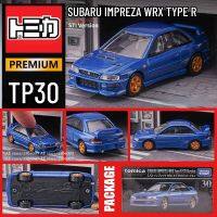 Takara Tomi Tomica ระดับพรีเมียม TP, 30. SUBARU IMPREZA WRX TYPE R แบบจำลองรถยนต์ชุดสะสมแบบจำลองของขวัญคริสต์มาสเด็กของเล่นสำหรับเด็กผู้ชาย