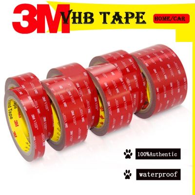 3M vhb Acrylic Adhesive Double Sided Foam tape Strong Adhese Pad Ip68 Waterproof High-Quality Reuse Home Car Office Decor 5608 Adhesives Tape