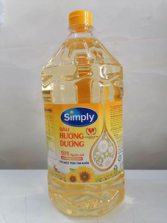 [Bình 2 Lít] DẦU HƯỚNG DƯƠNG [VN] SIMPLY Sunflower Oil (halal) Lazada.vn