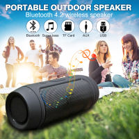 Powerful Wireless Bluetooth Speaker with Subwoofer Super Bass Speaker Portable Stereo Loudspeaker TF FM Radio Aux Boombox Player