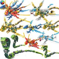 Ninja Dragon Knight Basilisk Model KAI JAY ZANE Figures Building Blocks Kids Toys Bricks Gift for Children Boys ☃✘