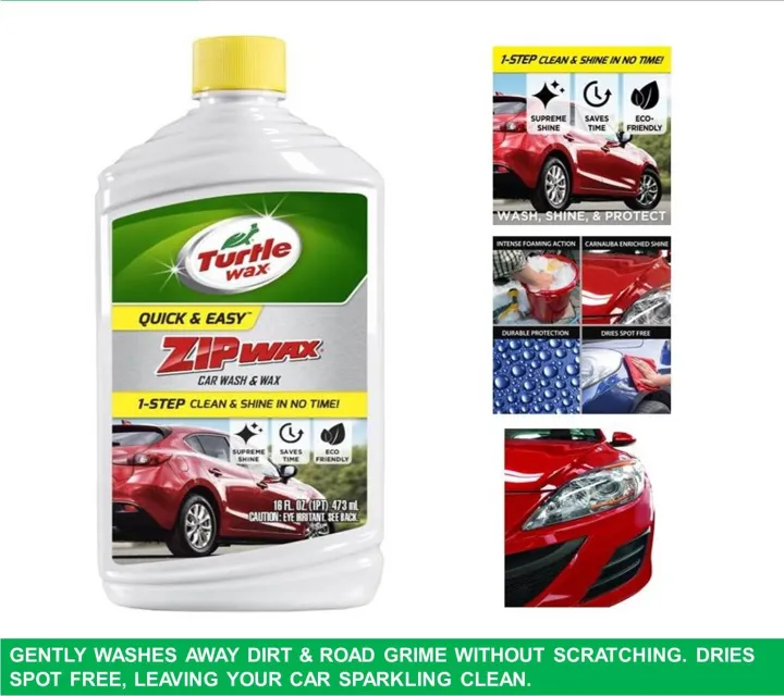 Turtle Wax Zip Wax Car Wash 473ml T75 Lazada