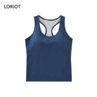 LORIOT เสื้อกล้ามบราทรงสปอร์ตเสื้อกล้ามสำหรับเสื้อสตรี Sando,เสื้อกล้าม Racerback เซ็กซี่ลำลอง SA1410เกาหลี