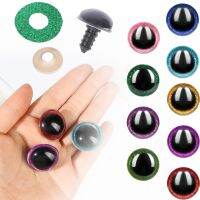 10pcs Glitter Plastic Safety Eyes Shinning Eyeball Amigurumi Puppet Dolls 6/18/20/22/24mm