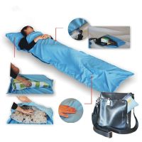 Avrilly ชุดเครื่องนอนถุงนอนถุงตั้งแคมป์,อุปกรณ์ปีนเขาถุงนอนเดี่ยวผ้าโพลีเอสเตอร์น้ำหนักเบาสำหรับเดินทางกลางแจ้งถุงนอน