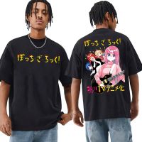Anime Bocchi The Rock T Shirt Hitori Gotoh Yamada Ryo Kita Ikuyo Ijichi Nijika T Shirts for Men 100% Cotton Kawaii T-shirt XS-4XL-5XL-6XL
