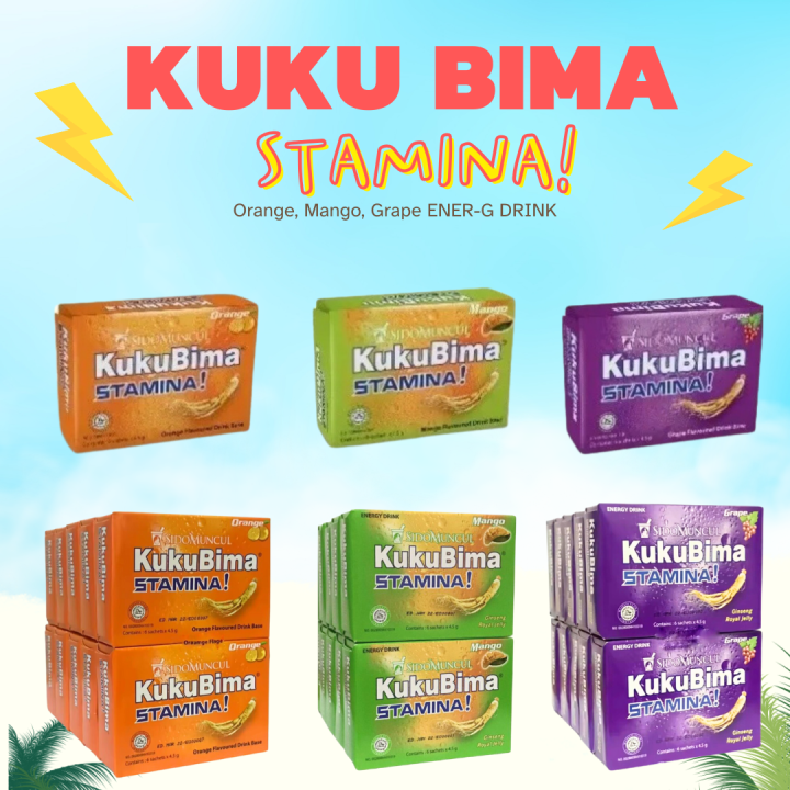 [HALAL / Original] Kukubima Stamina Energy Drink with Ginseng Royal