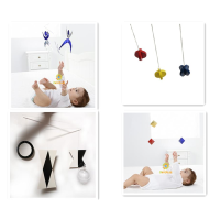 Classic Montessori Mobiles Baby Toys 0~12 Month Sensorial Educational Materials Munari Dancer Octahedron Wooden Spheres