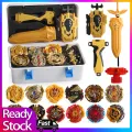 Luxury Beyblade Burst Gyro Gold Edition Burst Battle Gyro Toy Set Launcher Metal Fight Hand Spinner Alloy Toys With Suitcase Storage Toolbox Kids Toys. 