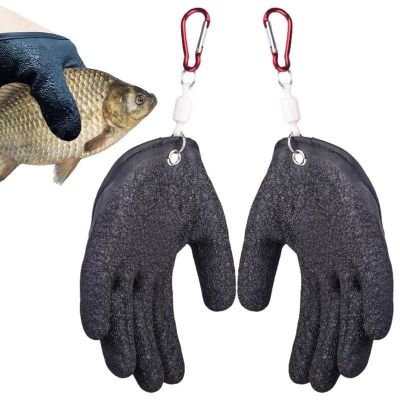 ┅✵ Fishing Gloves Fishing Gloves Anti-Slip Protect Hand From Puncture Scrapes Outdoor Fishing Gloves Waterproof Fishing Gloves For