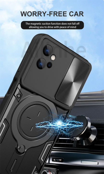 เคสฝาสไลด์สำหรับ-motorola-moto-g32-4g-เกราะกันกระแทกปกป้องโทรศัพท์แหวนแม่เหล็กยึดโทรศัพท์เกราะรถ