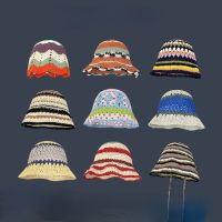 【YD】 2023  Crochet Hat Knit Cap Korean Panama Y2k Accessories