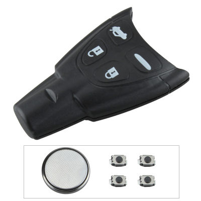 4ปุ่มเปลี่ยนกุญแจรีโมทรถยนต์ Fob Transmitter Clicker Alarm สำหรับ Sabo