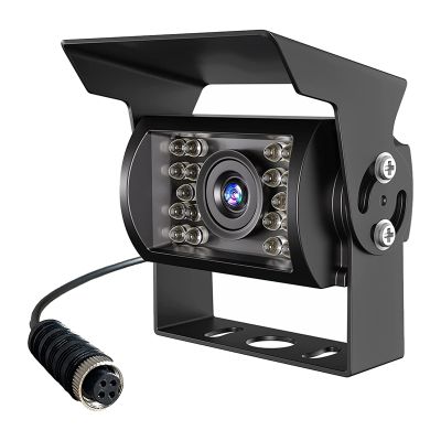 Backup Camera Waterproof Wide View Angle Reversing Rear View Camera Infrared Night Vision Camera 1080P HD IP69 for Monitor Truck Trailer Pickup
