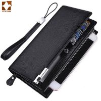 Purse For Men Wallet Casual Long Mobile Phone Bag Fashion Business Portefeuille Homme Zipper Clutch Purse Mens Wallet Monederos