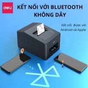 Máy In Hóa Đơn Không Dây Deli - Kết Nối USB, Máy Tính - In Bill Nhiệt DL