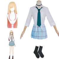 อะนิเมะ Marin Kitaka My Dress Up Darling คอสเพลย์เครื่องแต่งกาย JK School Uniform กระโปรงชุด Halloween Carnival Suit