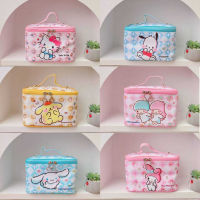 กระเป๋าเครื่องสำอางค์ Sanrio มี 6 ลาย วัสดุหนัง PU ขนาด 20*13*10 cm น่ารักทุกลายค่ะ