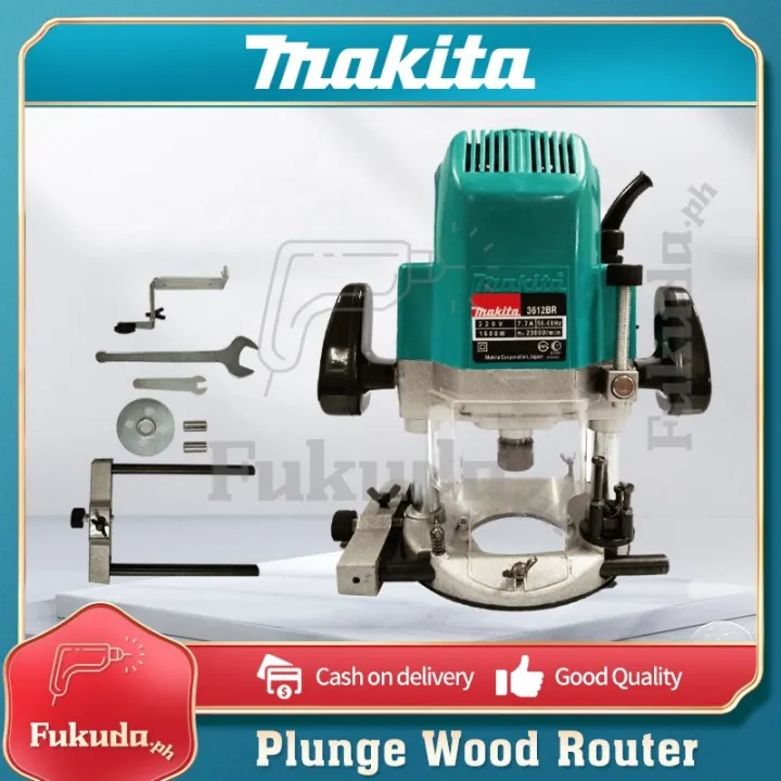 MAKITA Plunge Wood Router 12mm (1/2'') COde 3612BR Lazada PH