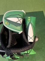 J.LINDEBERG Titleist FootJoy Korean ✣✵ ผ้าคลุมกอล์ฟสีเขียว ปลอกป้องกันพัตเตอร์ ฝาครอบหัวบอล GOLF Masters putter ฝาครอบไม้กอล์ฟครึ่งรอบ ฝาครอบ PU กันน้ำ