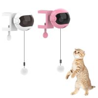 〖Love pets〗 Electronic Motion Cat Toy Interactive Cat Teaser Toy Yo-Yo Lifting Ball Electric Flutter Rotating Interactive Puzzle Pet Toy Hot