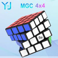 YJ MGC ลูกบาศก์ความเร็วแม่เหล็ก4 4X4 M,Fidget มืออาชีพไม่มีสติ๊กเกอร์ MGC4 M