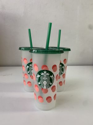 แก้ว Starbucks แก้วน้ำ Starbucks มีหลอด พร้อมจัดส่ง สินค้าใหม่ไม่เคยใช้งาน ขนาด 20oz 591ml.