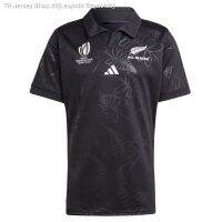 ▥ Leopold Reynolds 2023 New Zealand World Cup Home นิวซีแลนด์ เวิลด์คัพ สนามเหย้า Rugby Shorts Size S-5XL เสื้อบอลวินเทจ เสื้อกีฬาชายคอปก เสื้อบอล เสื้อบราซิล