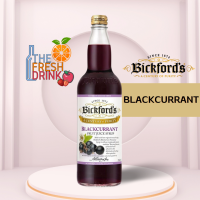 Bickfords Blackcurrant Fruit Juice Syrup Cordial 750ml บิกฟอร์ดน้ำ แบลคเคอเร้นท์เข้มข้น 750มล.