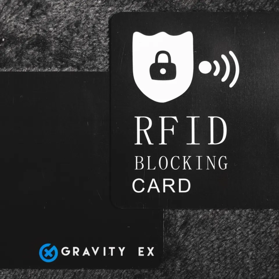 Gravity Ex rfid blocker card Protector data for card holder