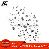 100Pcs Original 1206ตัวต้านทานSMD 4.7KΩ (4701) 1/4W 0.25W ± 1% 4.7KR 4.7Kohmตัวต้านทานชิป