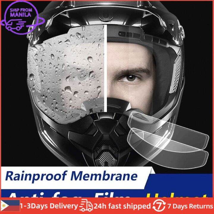[Leslye] Universal Helmet Clear AntiFog Patch Rainproof Film Lens Film