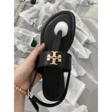 Tory burch discount sandals with backstrap