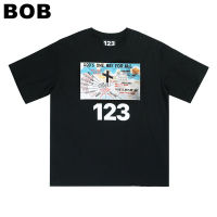 BOB FEAR OF GOD FOG X RRR123 ข้าม เสื้อยืดพิมพ์ลาย unisex tshirt S-3XL